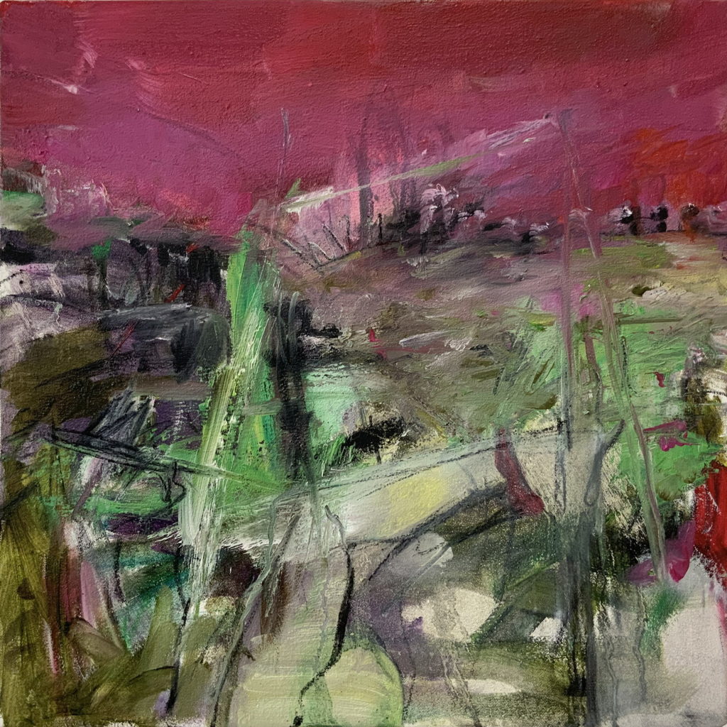 Where we go 40 x 40 cm Öl auf Leinwand