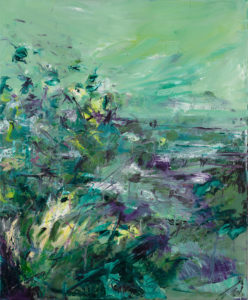 Immergrün90x70cmÖl auf Leinwand2020