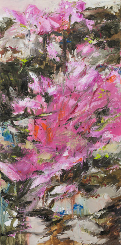 Am Weg entlang60x30cmÖl auf Leinwand2019