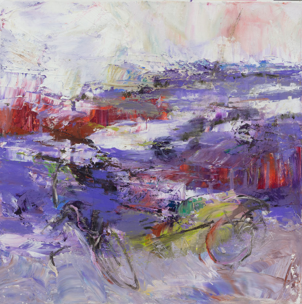 Bruch40x40Öl auf Leinwand2019