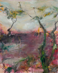 Auf der Koppel 50x40cmÖl auf Leinwand 2020