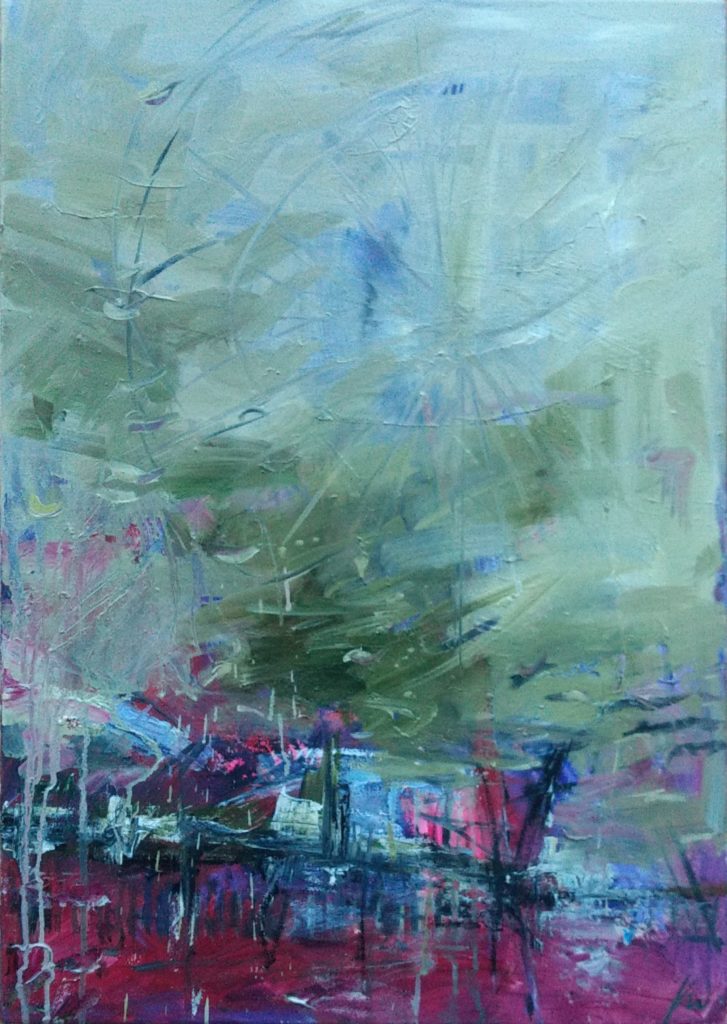 Plänterwald70x50cmÖl auf Leinwand2021