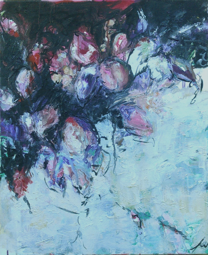 Wintertraum50x40cmÖl auf Leinwand 2021