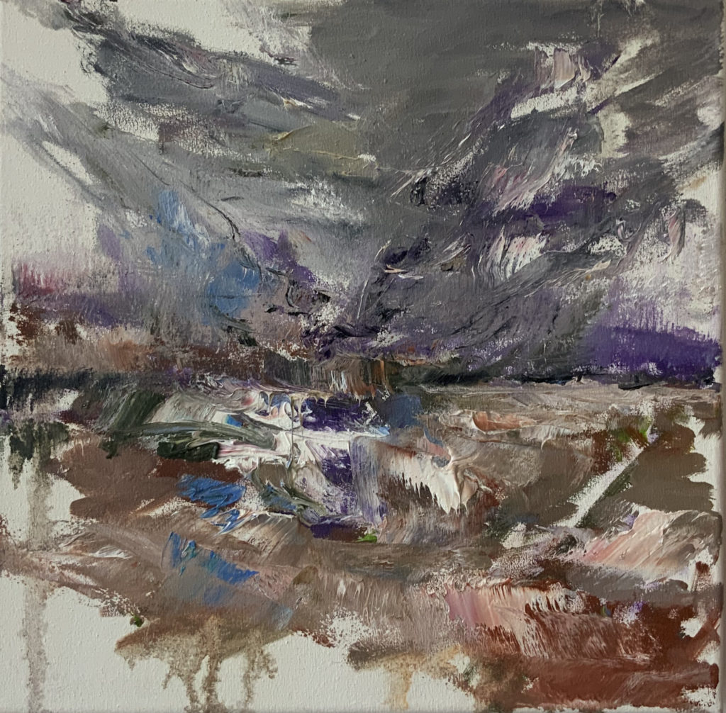 Sturm30x30cmÖl auf Leinwand2021