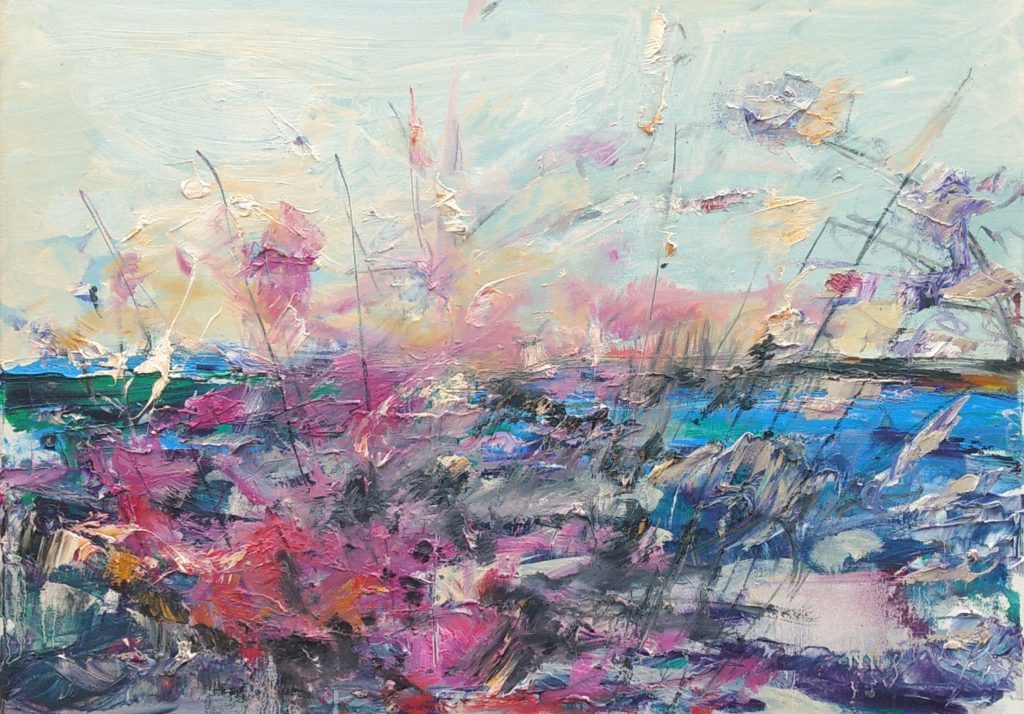 leichte Brise 50x70cmÖl auf Leinwand2021