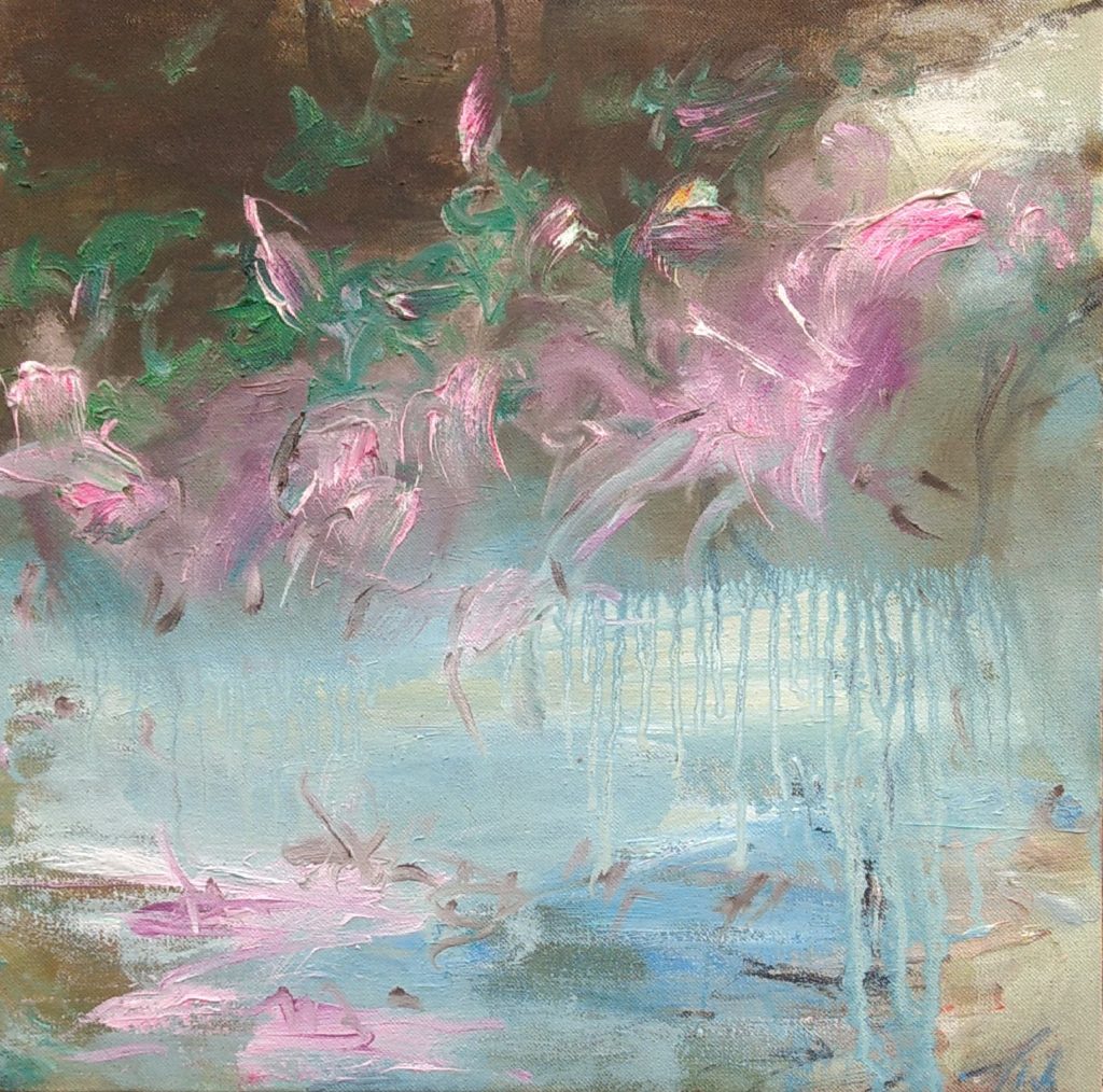 mystisch40x40cmÖl auf Leinwand 2021