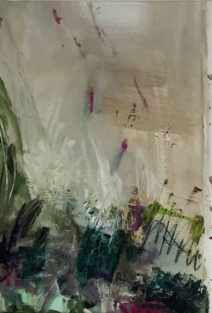 vertieft50x30cmÖl auf Leinwand2021