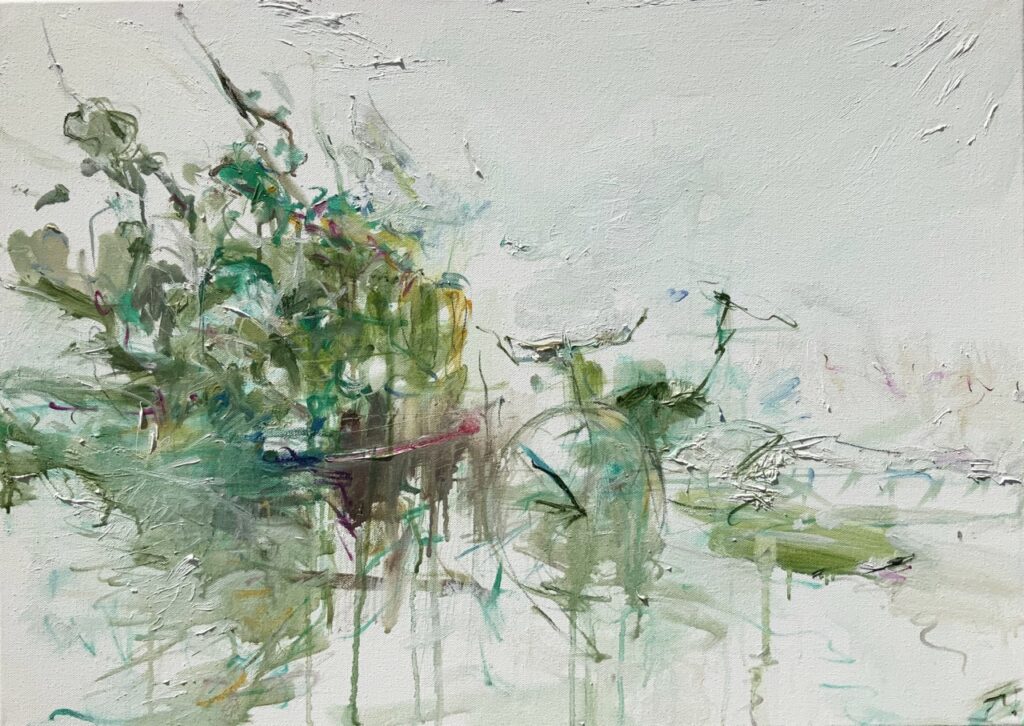 gesammelt 60x80cm Öl auf Leinwand 2022