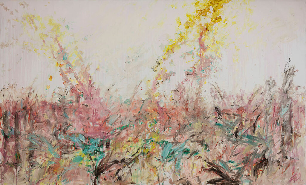 der Weg ist das Ziel230x390cmÖl auf Leinwand2019