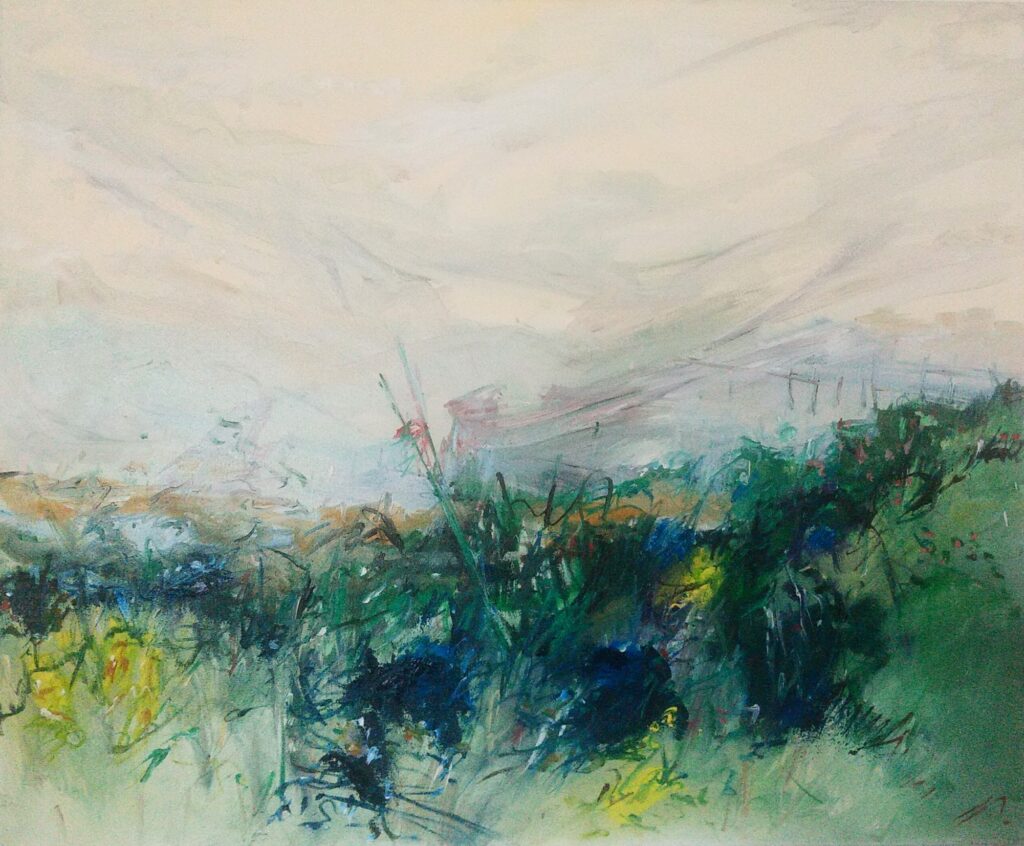 Strandaufgang90x70cmÖl auf Leinwand2020