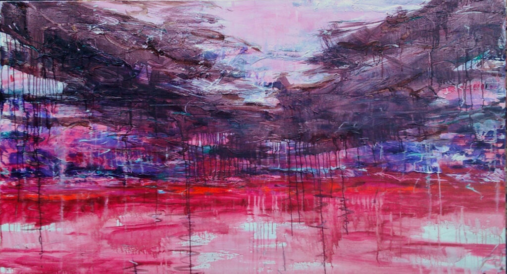 skyfall 100x180cm Öl auf Leinwand 2022