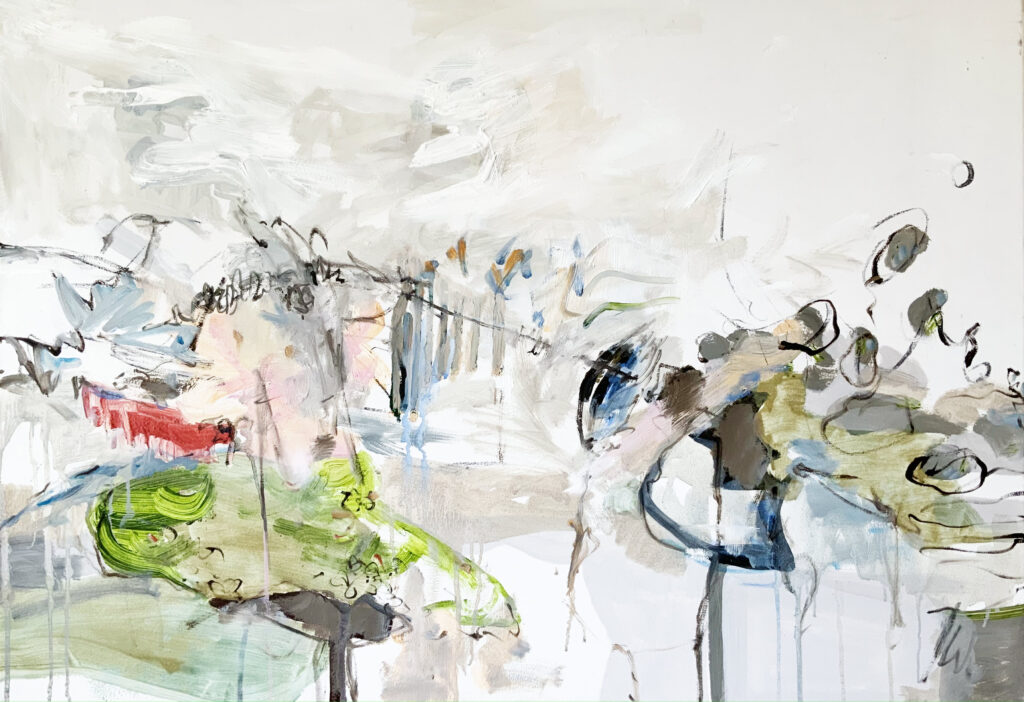 Tête à Tête68x98cmÖl auf Leinwand 2022