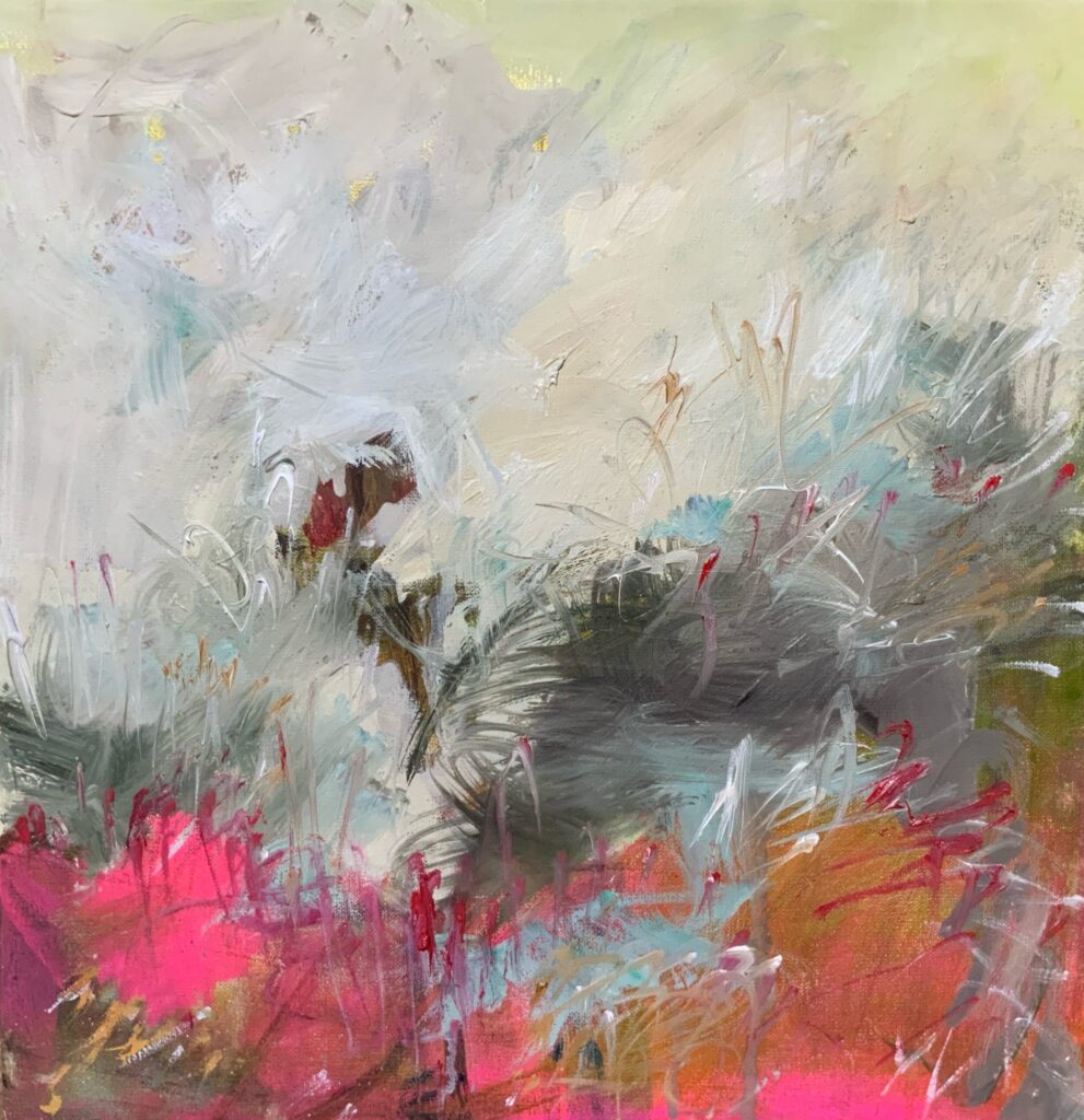 vergnüglich40x40cmÖl auf Leinwand2022