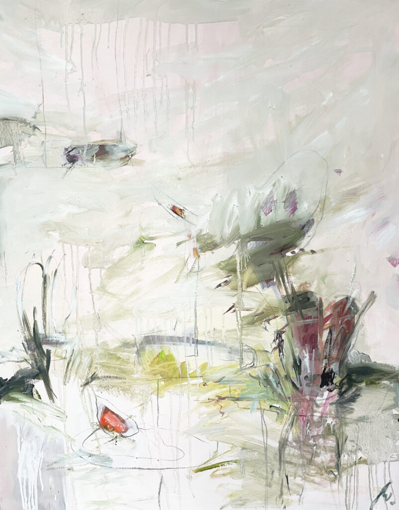 zerstreut 50x70cmÖl auf Leinwand2022