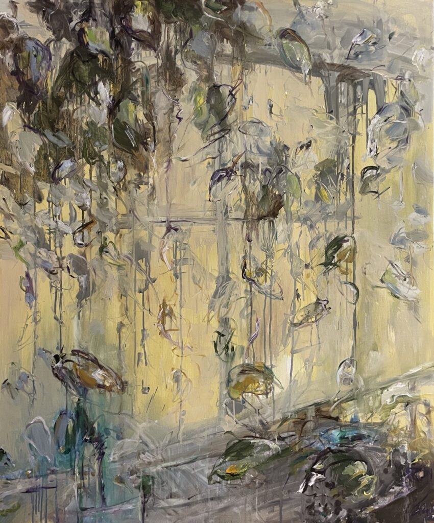 Am Fenster120x100cmÖl auf Leinwand2023