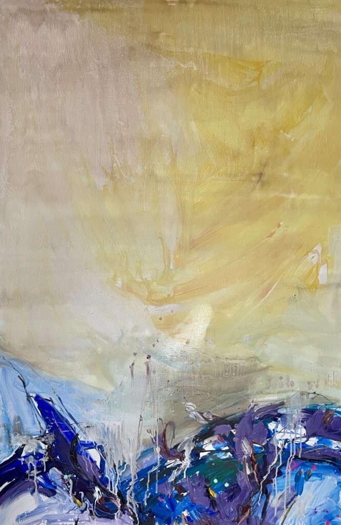 lightmoon150x100cmÖl auf Leinwand2023