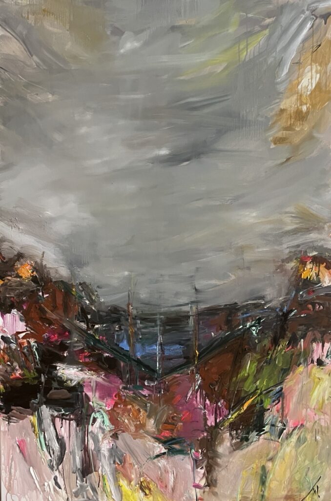 slam session150x100ccmÖl auf Leinwand2023